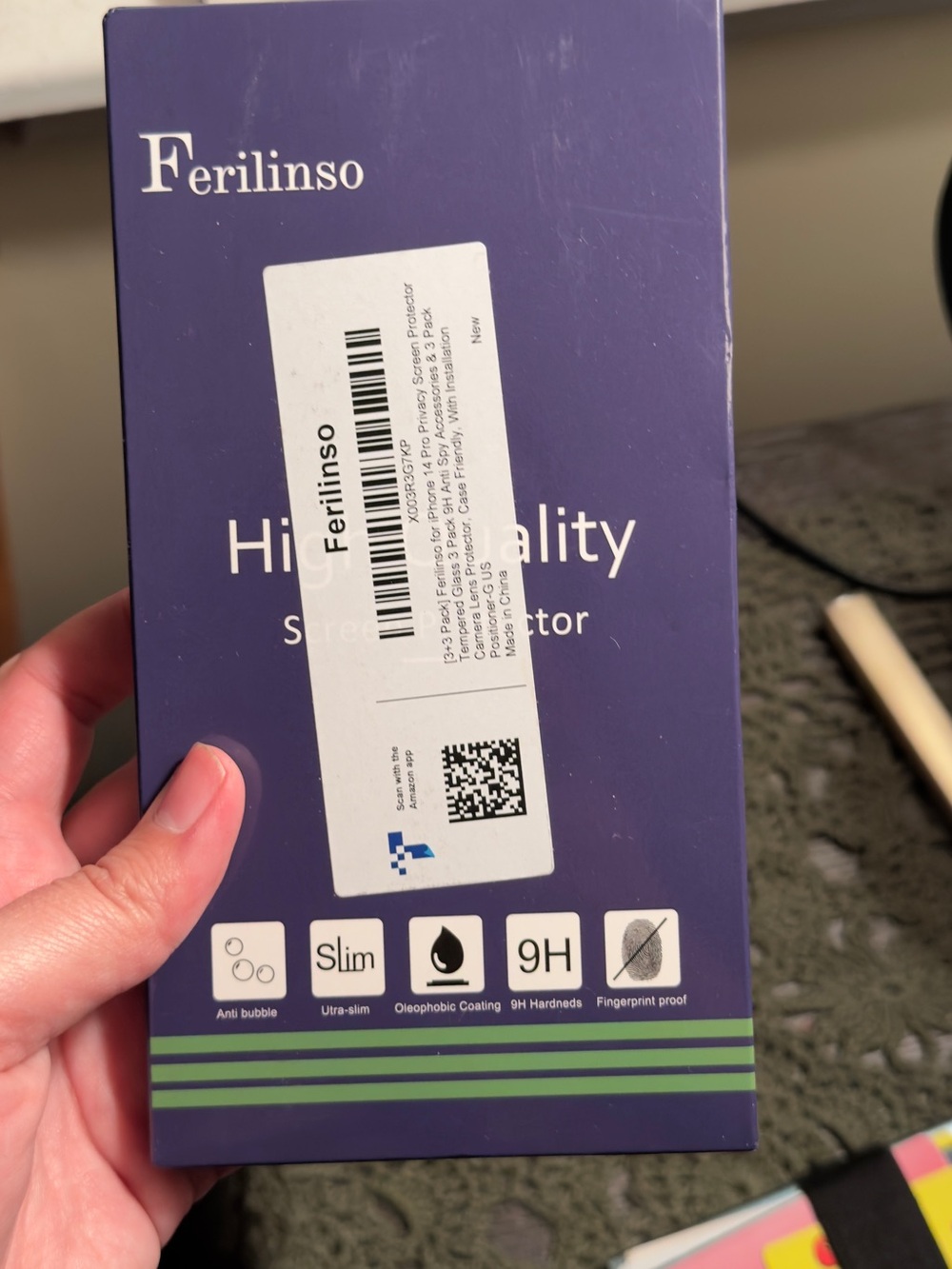 Ferilinso High Quality Privacy Screen Protector